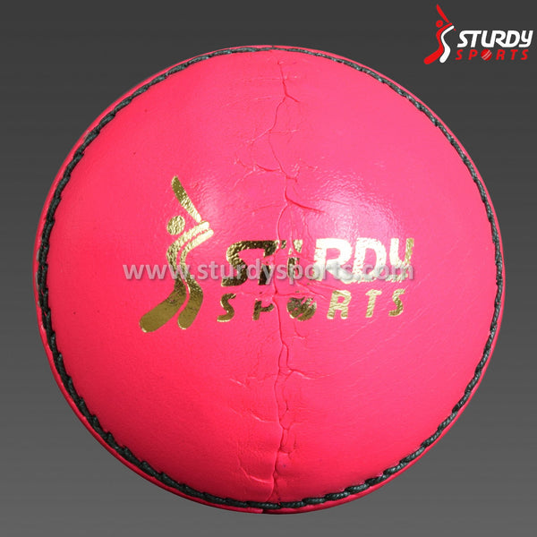 Sturdy County Pink - 4 Piece Ball (Senior) - 4 Piece Leather Ball - Sturdy - Sturdy Sports