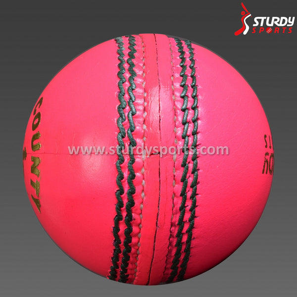 Sturdy County Pink - 4 Piece Ball (Senior) - 4 Piece Leather Ball - Sturdy - Sturdy Sports