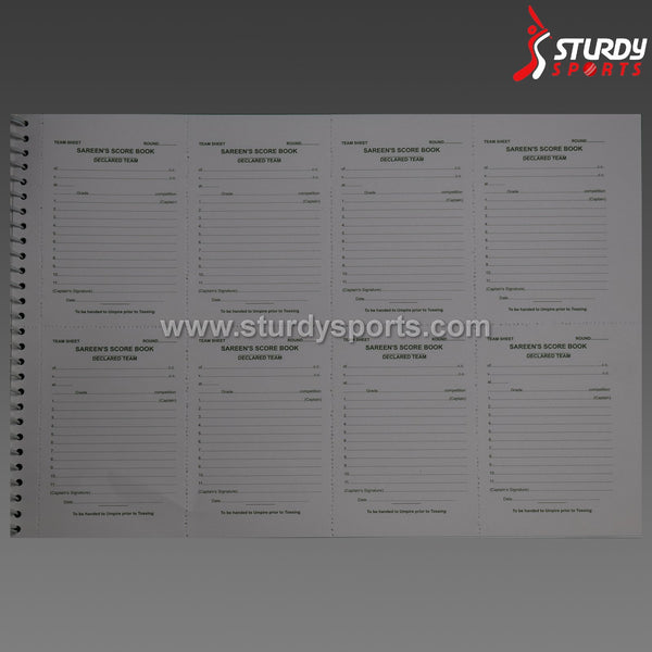 SS Score Book - Score Book - SS - Sturdy Sports