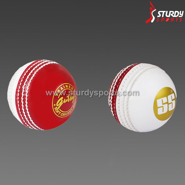 SS Gutsy Incredi Red & White Ball - Soft Ball - SS - Sturdy Sports