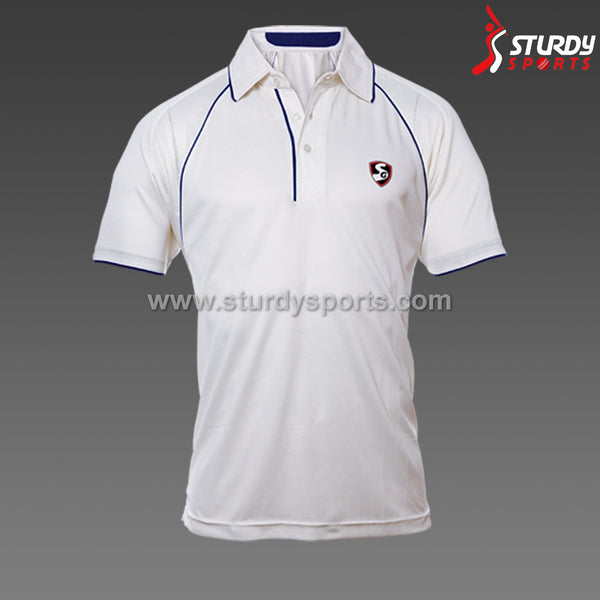 SG Club Cream Short Sleeve Shirt (Mens) - Cream Shirt - SG - Sturdy Sports