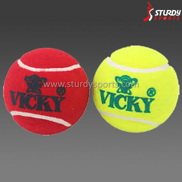 Vicky Tennis Ball Yellow - Pack of 6 - Hard Tennis Ball - Vicky - Sturdy Sports