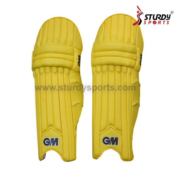 GM Mythos 606 Coloured Batting Pads Yellow - Mens - Batting Pads - Mens - GM - Sturdy Sports