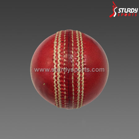 Sturdy Test Red - 4 piece Ball (Senior) - 4 Piece Leather Ball - Sturdy - Sturdy Sports